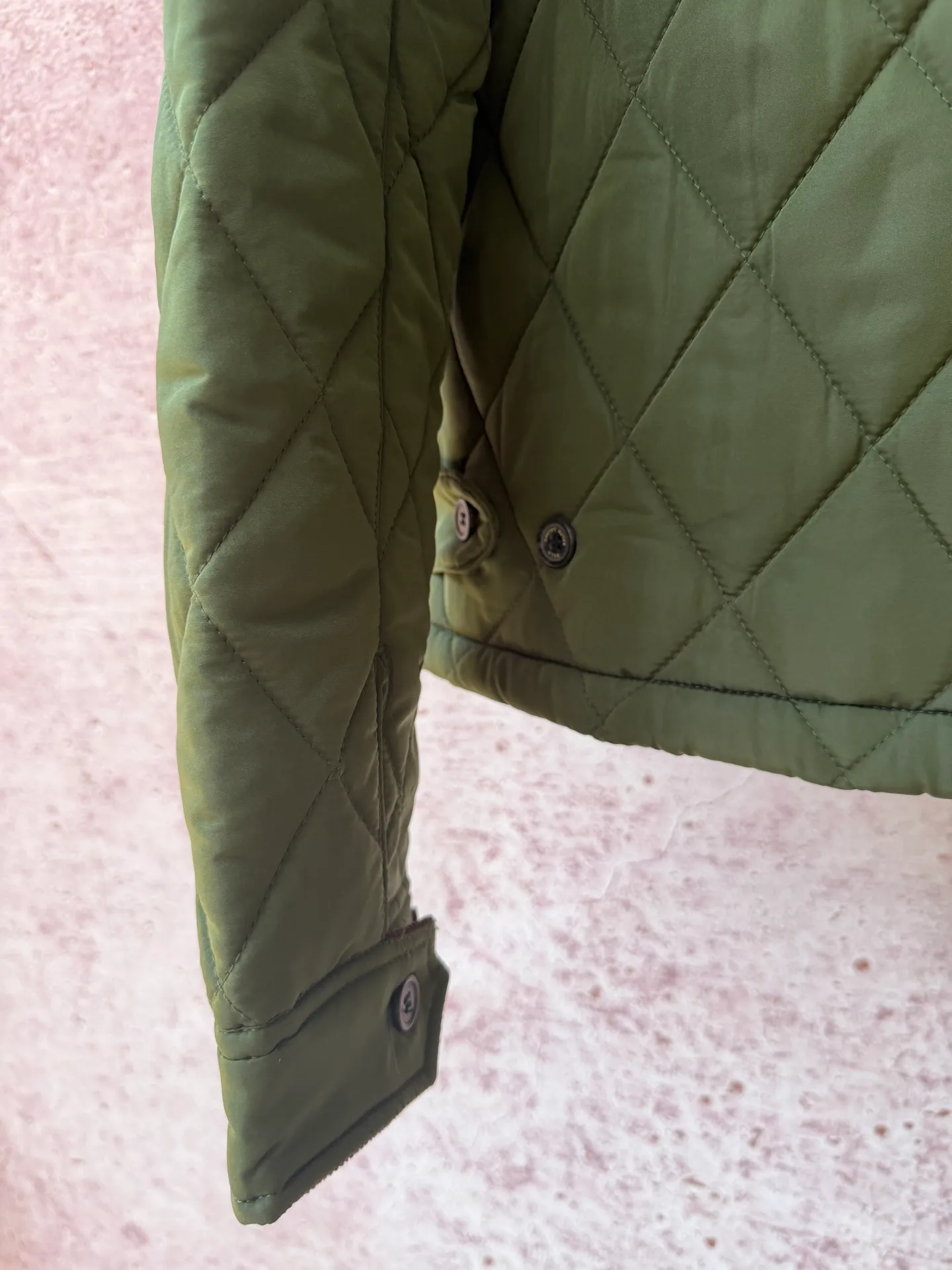 P420 Raff's new diamond-shaped plaid workwear cotton jacket, customized hardware accessories, fine workmanship inside and outside to maintain the original details, simple version, old money style, casual matching, workmanship details restored, diamond-shaped grid stitching inside and outside, fixed, first choice for autumn wear, full of details